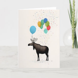 Agradecimento Cartão de Saudação do Moose Party