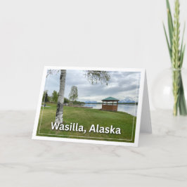 Agradecimento Cartão de Saudação do Vazio Wasilla Alaska