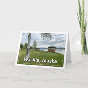 Agradecimento Cartão de Saudação do Vazio Wasilla Alaska
