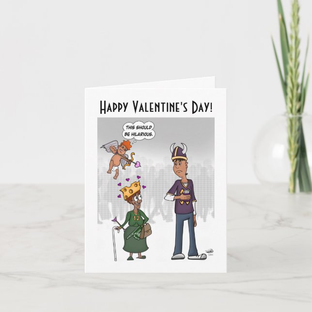 Agradecimento Cartão de saudação dobrado de Dia de os namorados  (Frente)