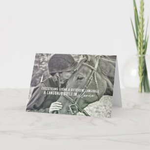 Agradecimento Cartão de Saudação EQUINE PACT