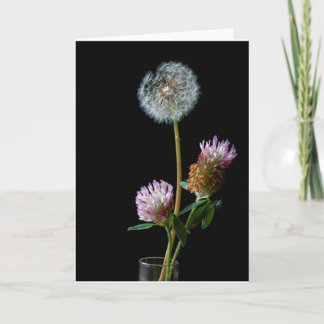 Agradecimento Cartão de Saudação Floral pronto para personalizar
