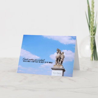 Agradecimento Cartão de Saudação GALLIC WARRIOR