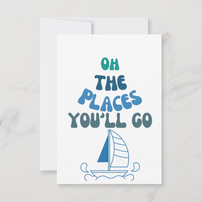 Agradecimento Cartão de saudação infantil  (Frente)