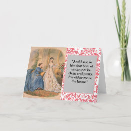 Agradecimento Cartão de saudação "limpo e Bonito"