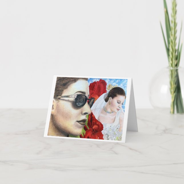 Agradecimento Cartão de saudação "Memória" (Frente)