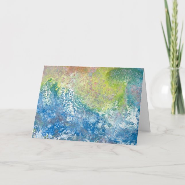 Agradecimento Cartão de Saudação Octavia por Iris Grace Painting (Frente)