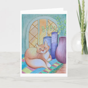 Agradecimento Cartão de saudação para gatos da Bookshop