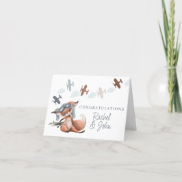 Agradecimento Cartão de Saudação para Novos Parabéns Bebês