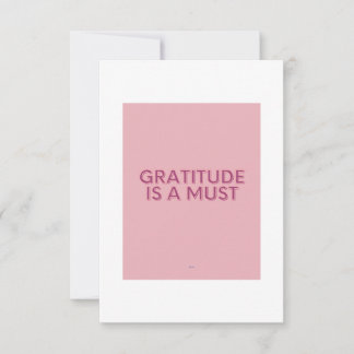 Agradecimento Cartão de saudação para qualquer ocasião