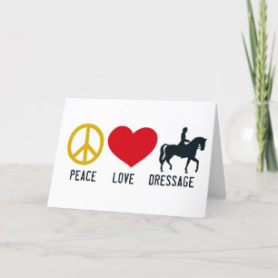 Agradecimento Cartão de Saudação PEALOVE DRESSAGE