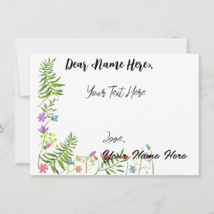 Agradecimento Cartão de saudação personalizado para todos os fin