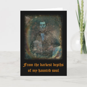 Agradecimento Cartão de Saudação Silencioso de Halloween