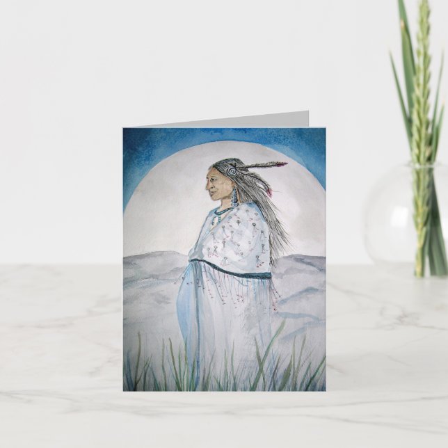 Agradecimento Cartão de Saudação Sister Moon (Frente)