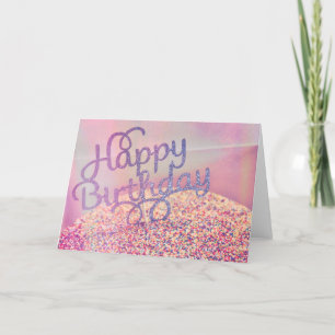 Agradecimento Cartão de Saudação SPARKLE & SPRINKLES