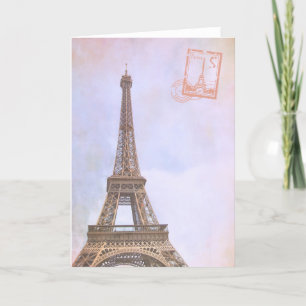 Agradecimento Cartão de Saudação VIEILLE DAME DE PARIS