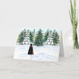 Agradecimento Cartão de Saudação Yule Magick