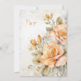 Agradecimento Cartão de saudades