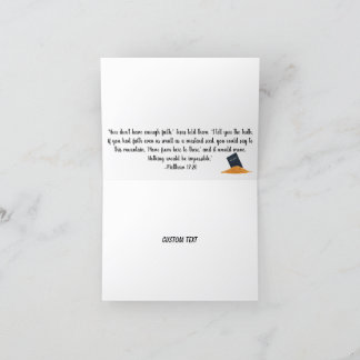 Agradecimento Cartão de Semente de Mostarda em Qualquer Momento