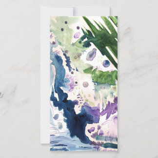 Agradecimento Cartão de vazio de água