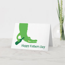 Agradecimento Cartão de Vinho de Alligador