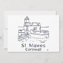 Cartão do Castelo de St Mawes