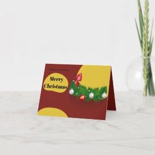 Agradecimento Cartão Feliz de Natal