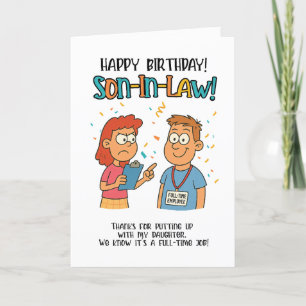 Agradecimento Cartão Genial Funny - Piada de Empregado em Cheio