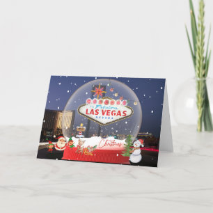 Agradecimento Cartão gigante do Globo de Natal Las Vegas