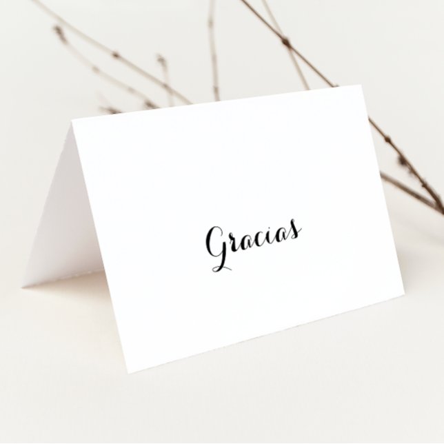 Agradecimento Cartão Gracias De Casamento Dobrado Pela Caligrafi (Criador carregado)