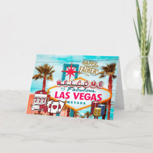 Agradecimento Cartão Las Vegas dia de os pais