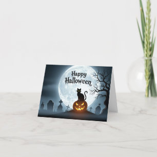 Agradecimento Cartão Misterioso de Saudação de Halloween