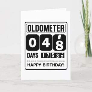 Agradecimento Cartão Oldometer de 48º aniversário