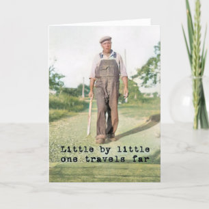 Agradecimento Cartão original de saudação STICKBALL