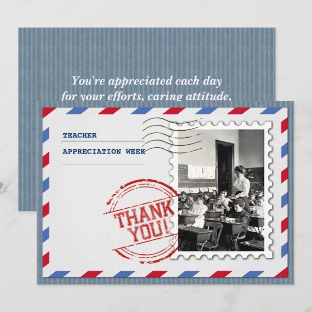 Agradecimento Cartão Personalizado da Semana de Apreciação do Pr (Frente/Verso)