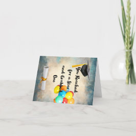 Agradecimento Cartão personalizado de graduação