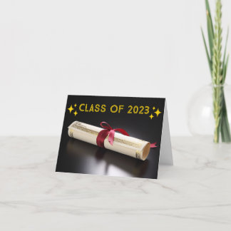 Agradecimento Cartão Personalizado de Graduação