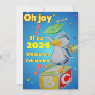 Agradecimento Cartão personalizado para a graduação do jardim de