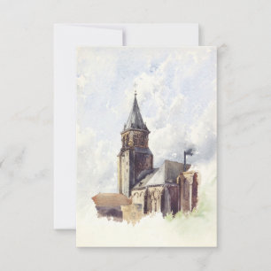 Agradecimento Cartão Religioso da Igreja de Saint-Germain-des-Pr