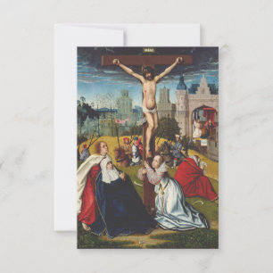 Agradecimento Cartão Santo Crucificação de Jesus por Jan Provost
