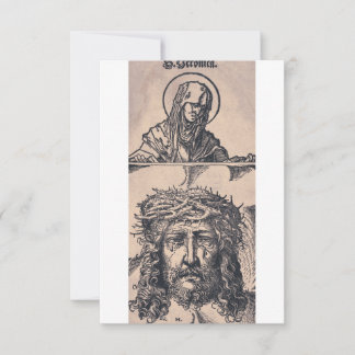 Agradecimento Cartão Santo de Sta. Verônica e do Véu Sagrado