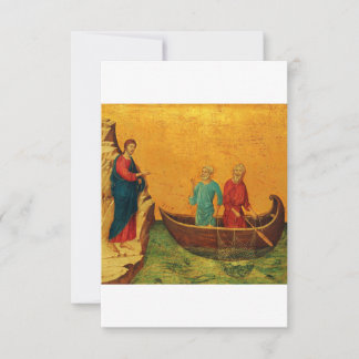 Agradecimento Cartão Santo Ícone Ortodoxo da Chamada de Pedro e 