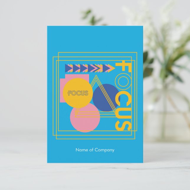 Agradecimento Cartão U de Obrigado de Apreciação do Funcionarios (Em pé/Frente)