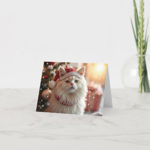 Agradecimento Cartão Xmas de Kitten Bonito