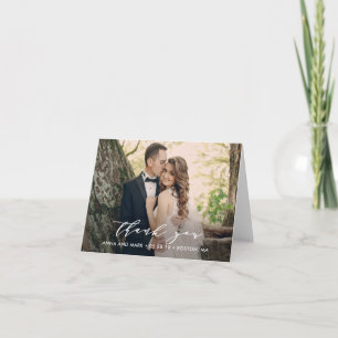 Agradecimento Casamento De Escritos Sem Esforço Obrigado Cartão