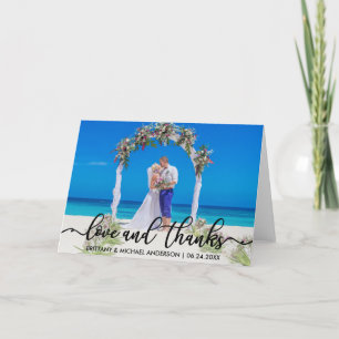 Agradecimento casamento   Fotografia com amor e Ob