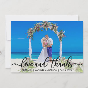 Agradecimento casamento   Fotografias com Obrigado