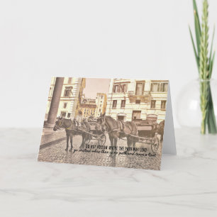Agradecimento CASCOS SOBRE PARALELEPÍPEDOS Cartão de Saudação