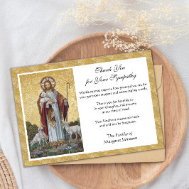 Agradecimento Católico Religioso Condolências Jesu