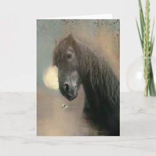 Agradecimento Cavalo Preto - Cartão de Cumprimentos